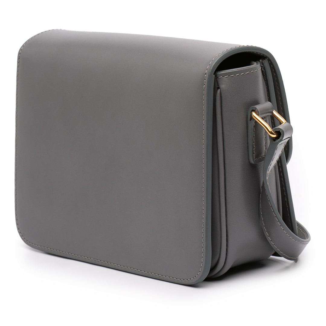 Celine Teen brillant Cuir de veau Triomphe Sac porté croisé