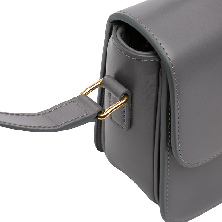 Celine Teen brillant Cuir de veau Triomphe Sac porté croisé