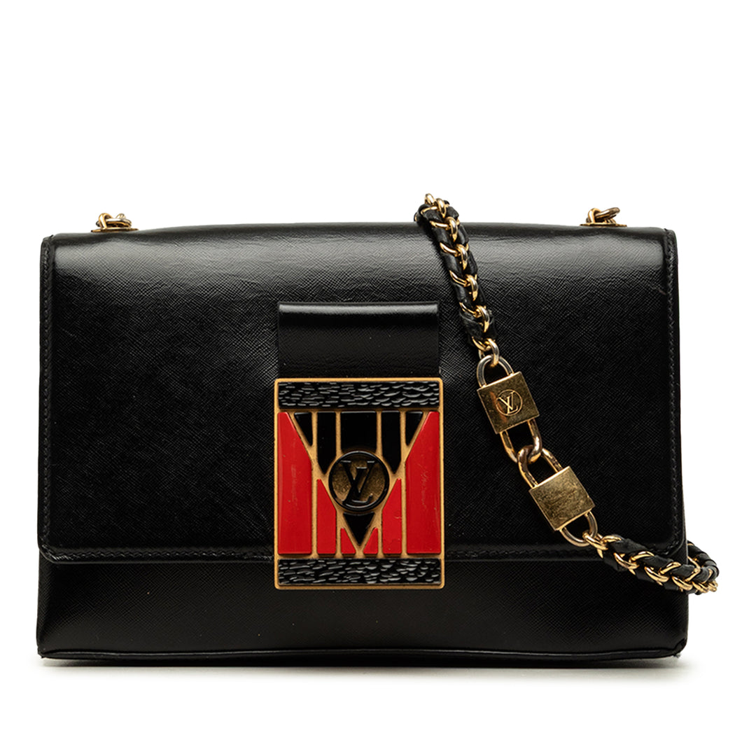 Louis Vuitton Thelma Pochette Cuir de veau Noir – vue principale – GABY PARIS