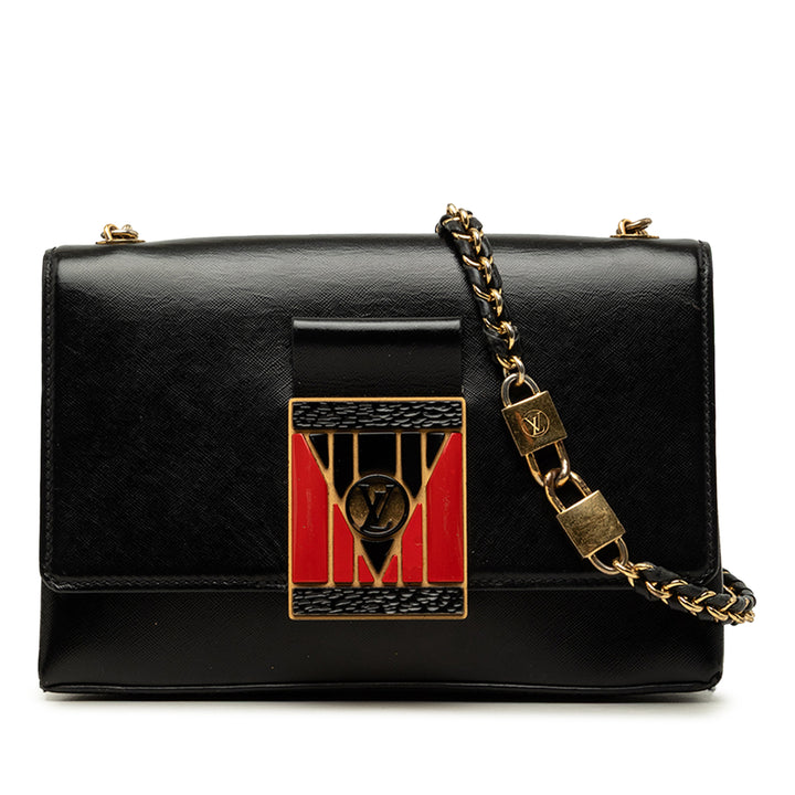 Louis Vuitton Thelma Pochette Cuir de veau Noir – vue principale – GABY PARIS