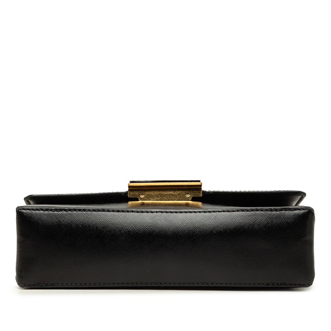 Louis Vuitton Thelma Pochette Cuir de veau Noir – vue 3 – GABY PARIS