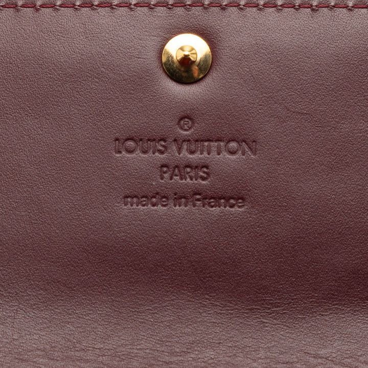 Louis Vuitton Monogram Vernis Sarah Portefeuille