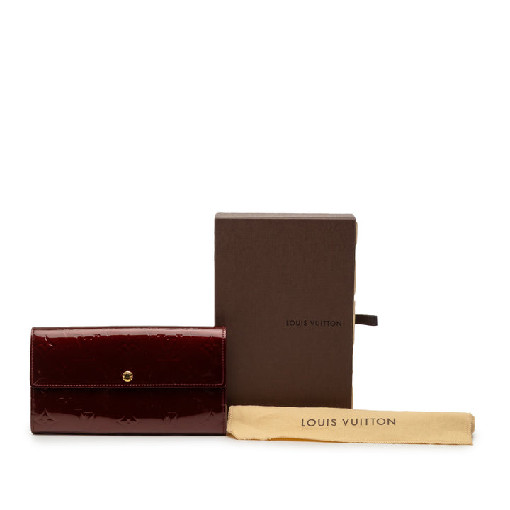 Louis Vuitton Monogram Vernis Sarah Portefeuille