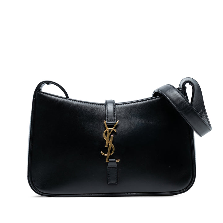 Saint Laurent Smooth Cuir de veau Le 5 a 7 Hobo Noir – GABY PARIS Authentique