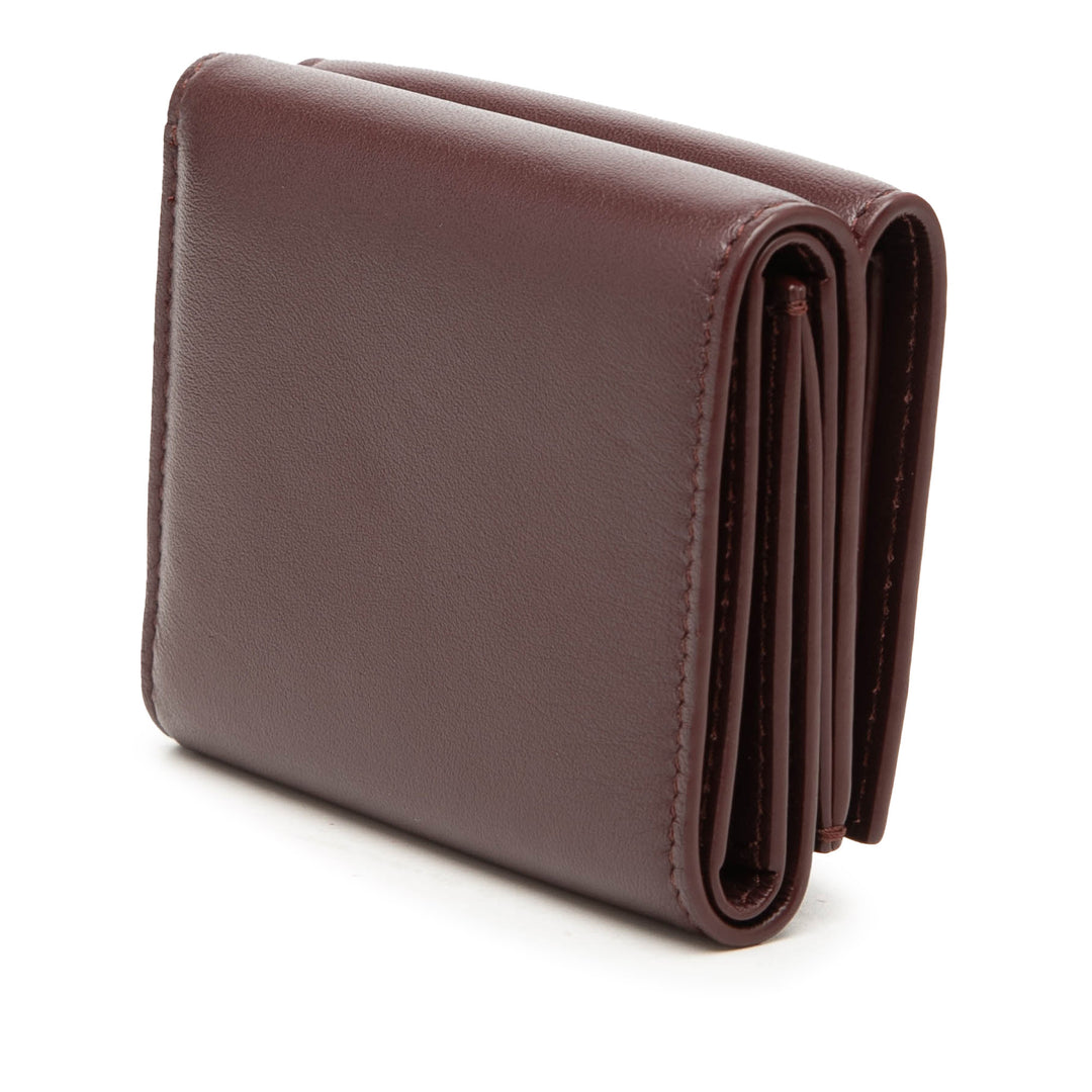 LOEWE Cuir Anagram Trifold Portefeuille
