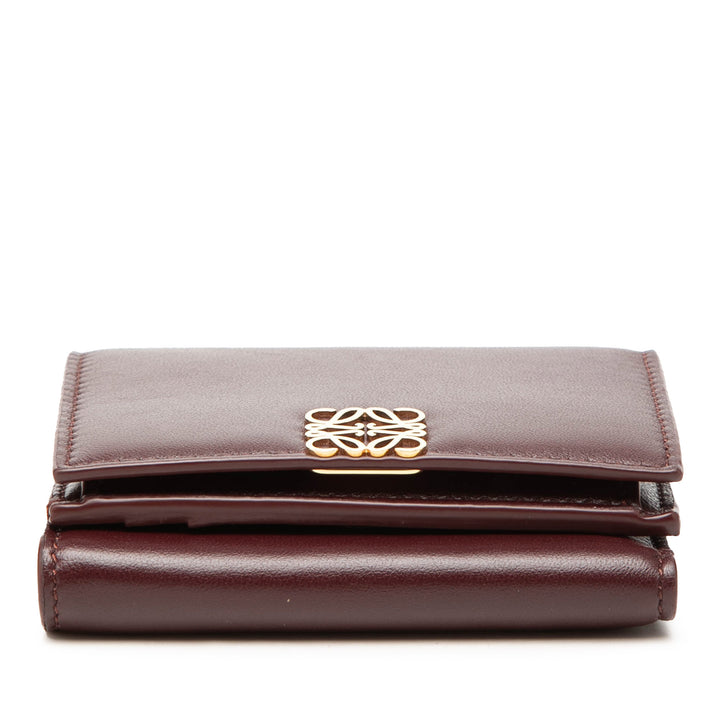 LOEWE Cuir Anagram Trifold Portefeuille