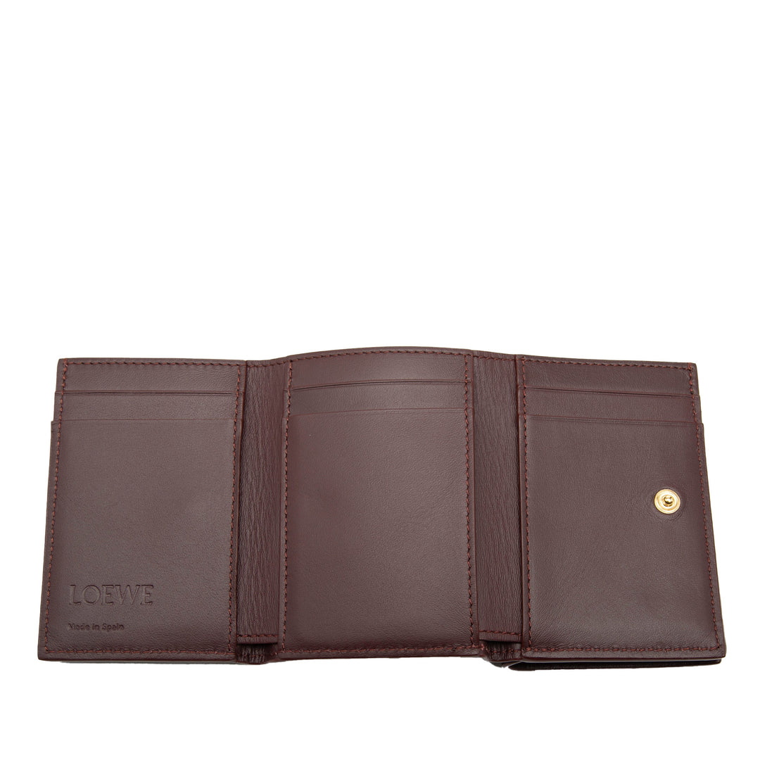 LOEWE Cuir Anagram Trifold Portefeuille
