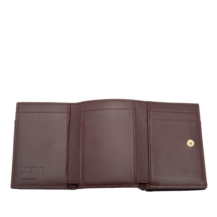 LOEWE Cuir Anagram Trifold Portefeuille