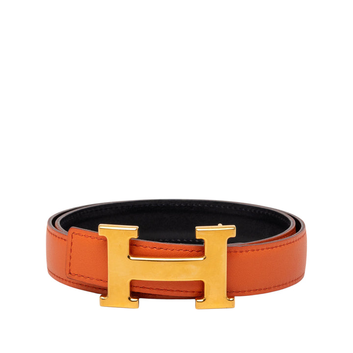 Hermès Box Veau Constance H Reversible Belt