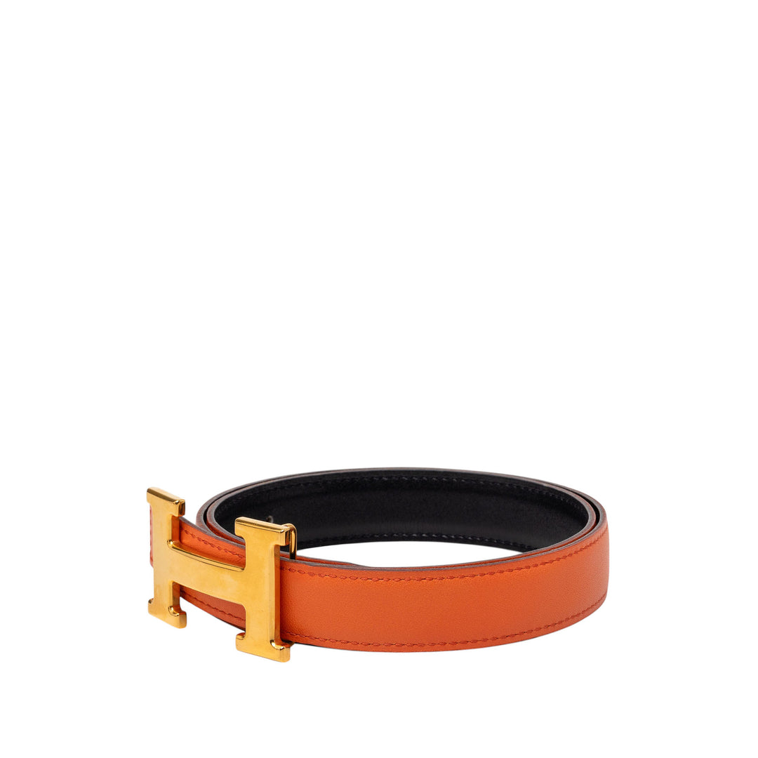 Hermès Box Veau Constance H Reversible Belt