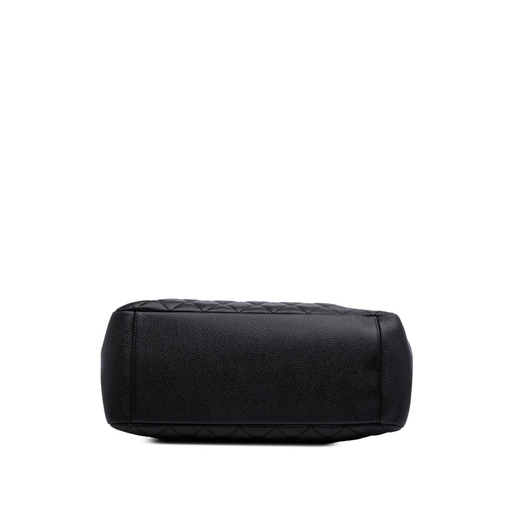 Caviar Grand Shopping Tote Black - Gaby Paris