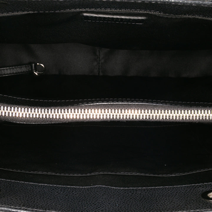 Caviar Grand Shopping Tote Black - Gaby Paris