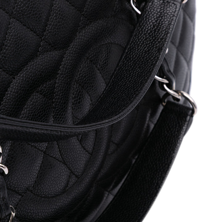 Caviar Grand Shopping Tote Black - Gaby Paris