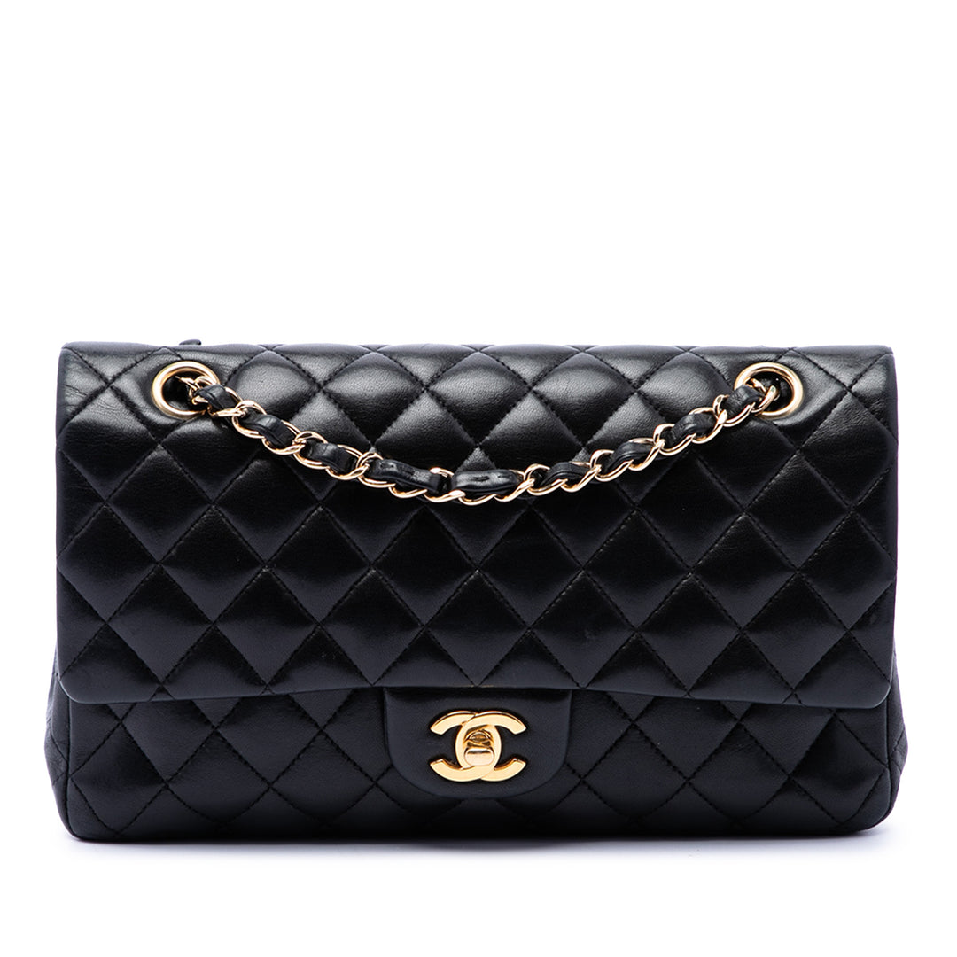 Chanel Classic Double rabat Moyen Cuir d'agneau