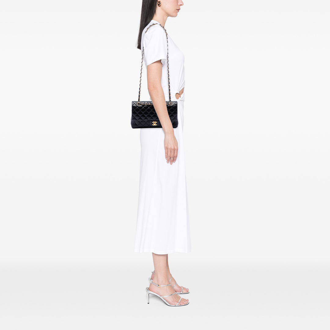 Chanel Classic Double rabat Moyen Cuir d'agneau