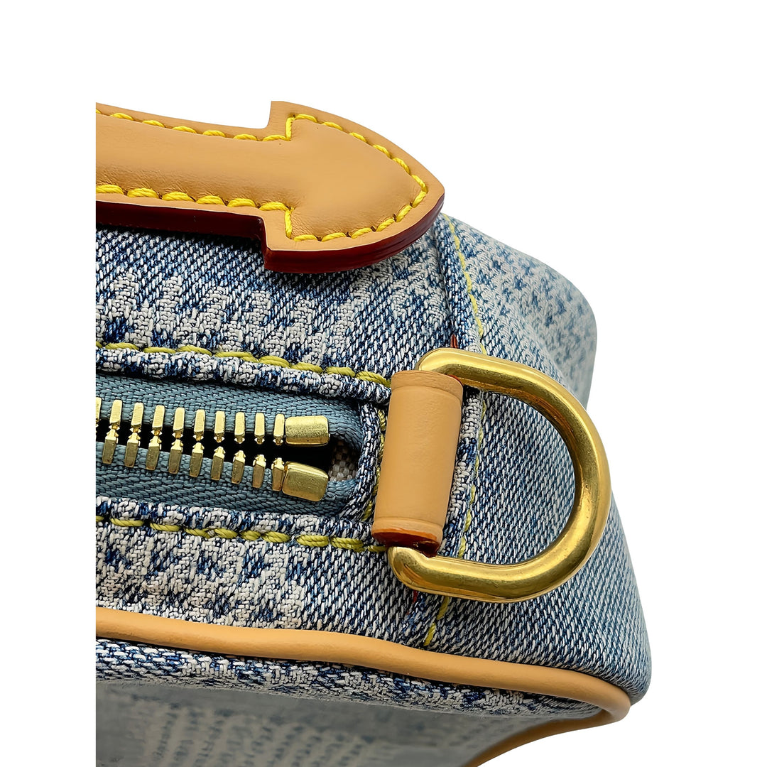 Louis Vuitton Damier 3D Chess Messenger Jean Bleu – vue 9 – GABY PARIS
