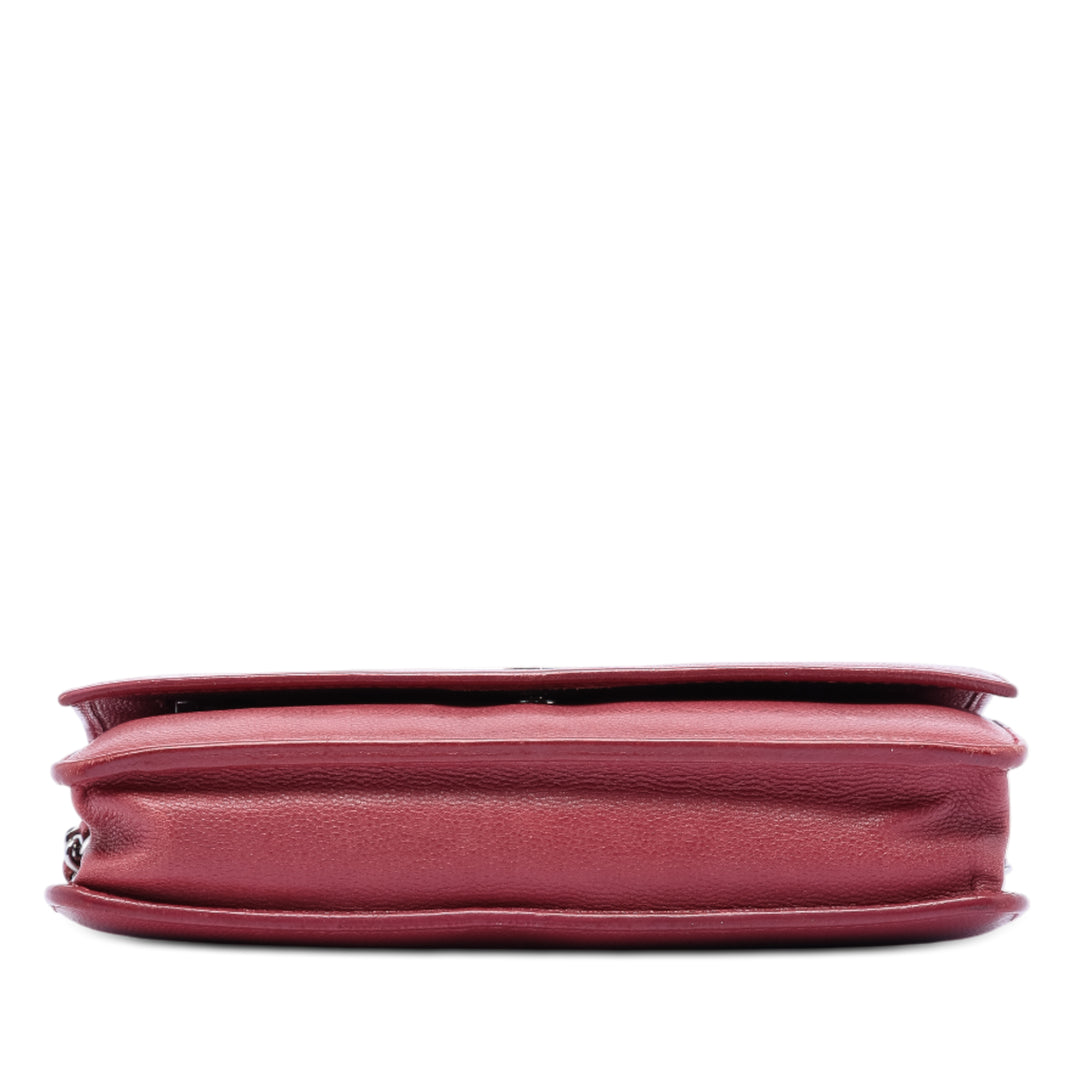 Chanel CC Caviar Sevruga Wallet on Chain