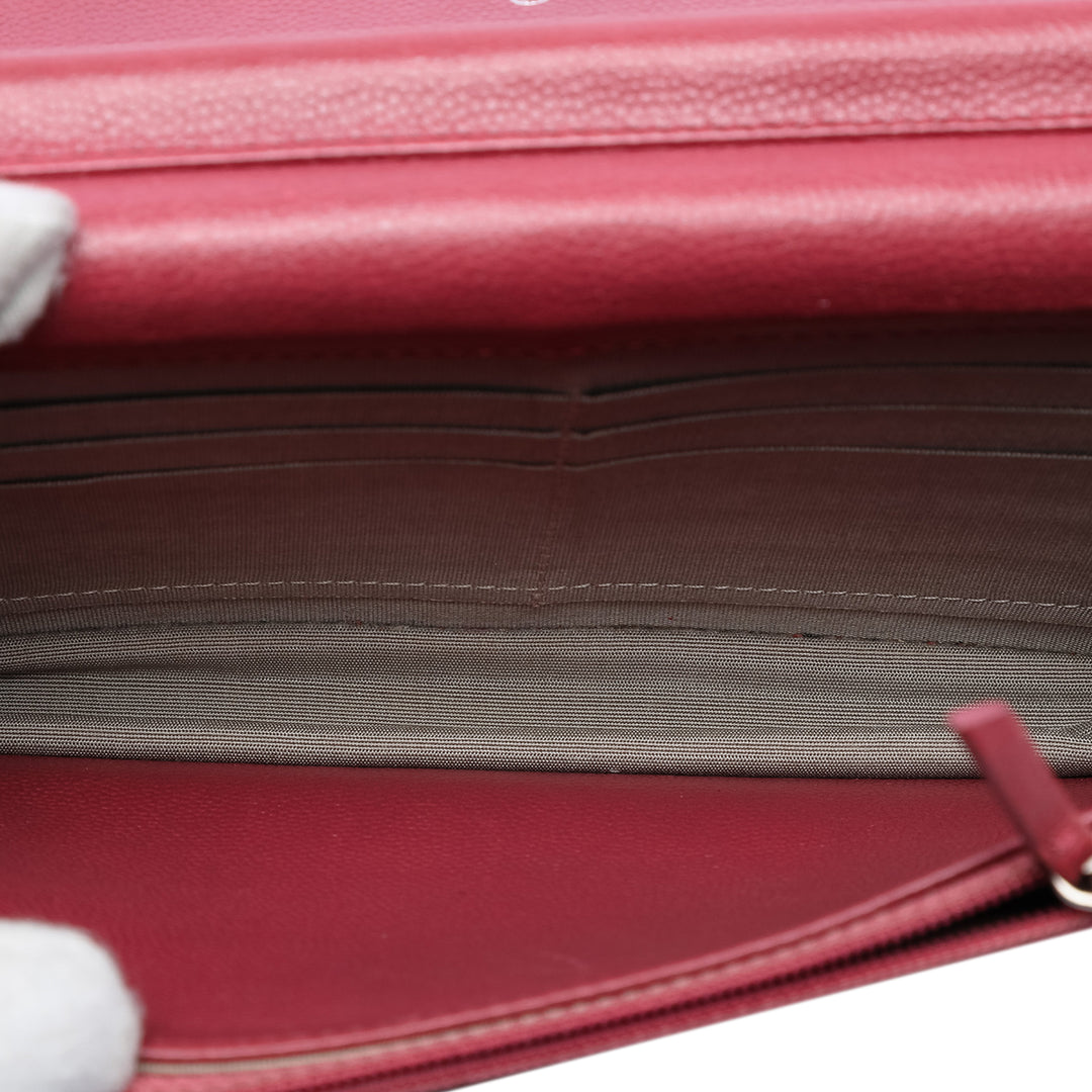 Chanel CC Caviar Sevruga Wallet on Chain