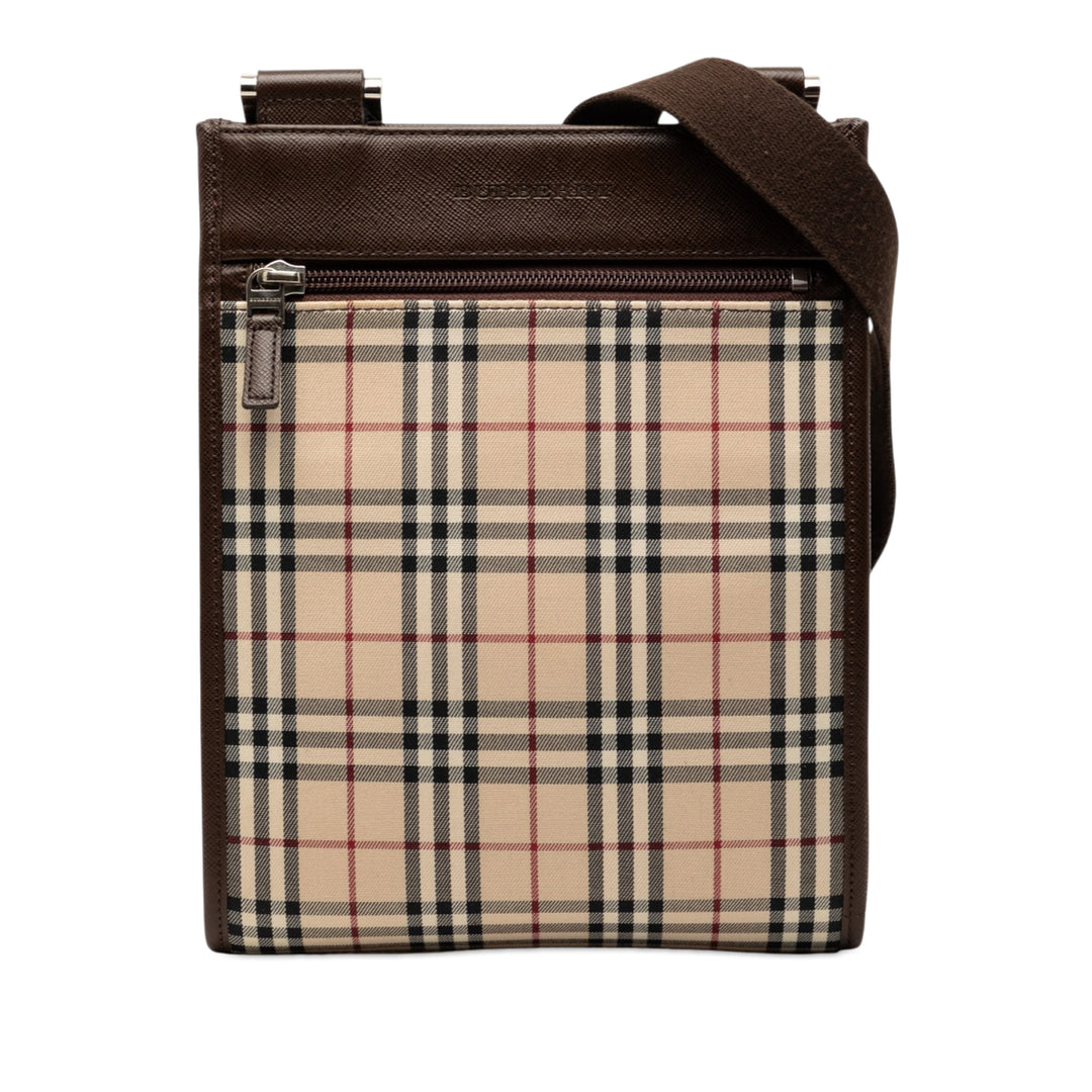 Burberry House Check Toile Sac porté croisé