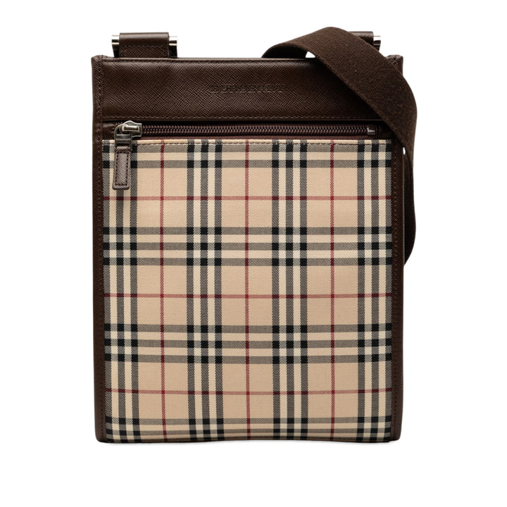Burberry House Check Toile Sac porté croisé