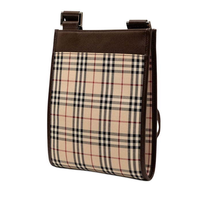 Burberry House Check Toile Sac porté croisé