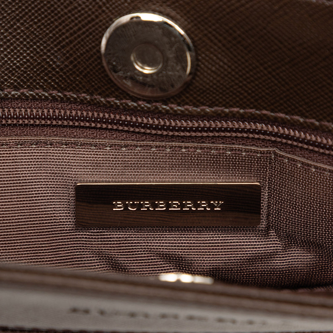 Burberry House Check Toile Sac porté croisé