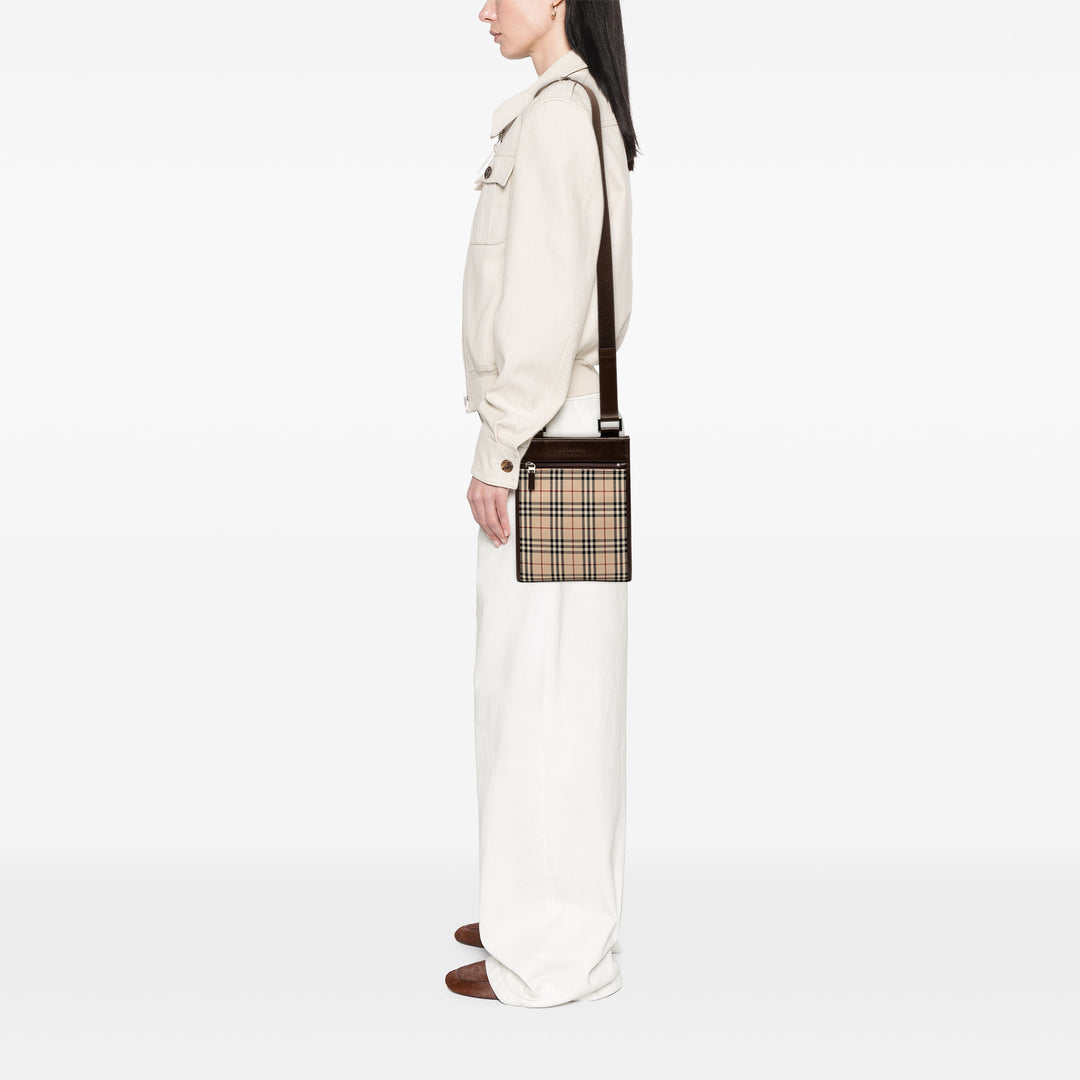 Burberry House Check Toile Sac porté croisé