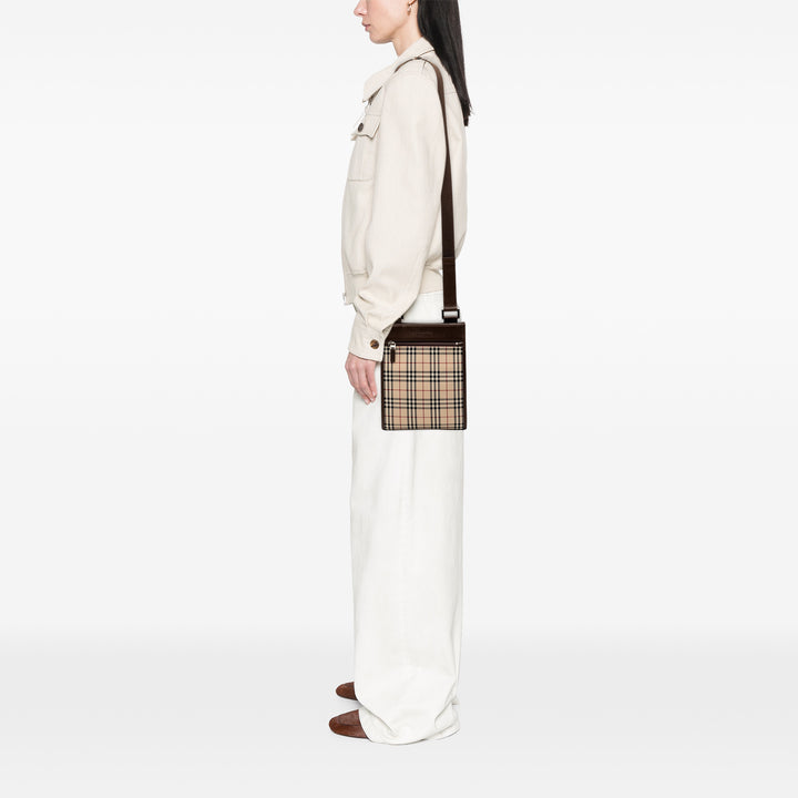 Burberry House Check Toile Sac porté croisé