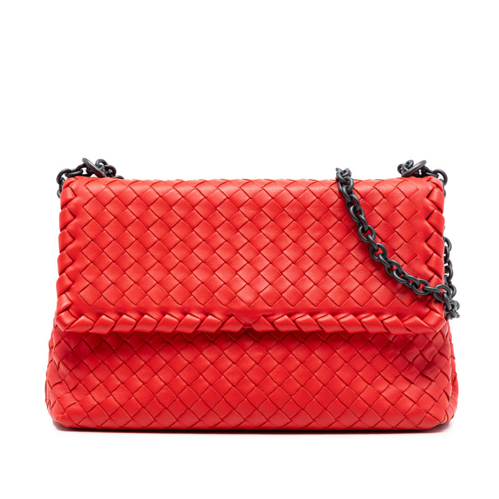 Intrecciato Olimpia Sac Petit nappa Orange
