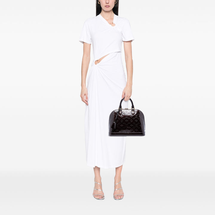 Alma PM Cuir verni Monogram Violet