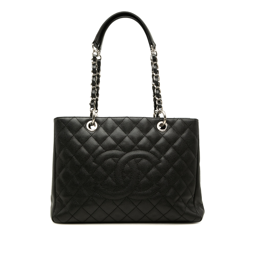 Chanel Cabas Cuir caviar Noir – vue principale – GABY PARIS