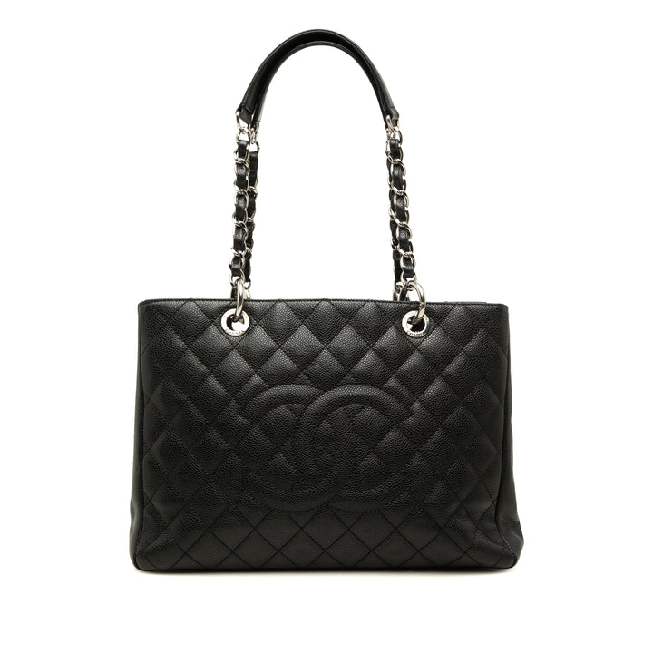 Chanel Cabas Cuir caviar Noir – vue principale – GABY PARIS
