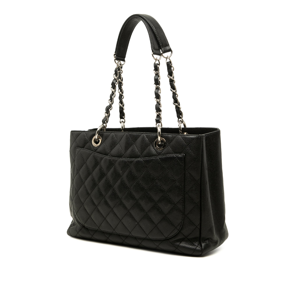 Chanel Cabas Cuir caviar Noir – vue 2 – GABY PARIS