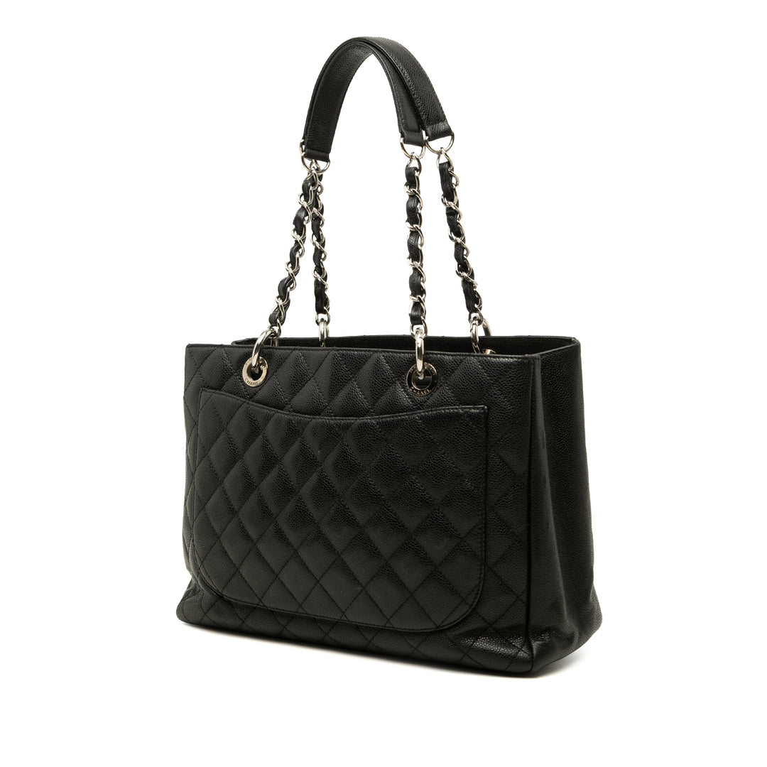 Chanel Cabas Cuir caviar Noir – vue 2 – GABY PARIS