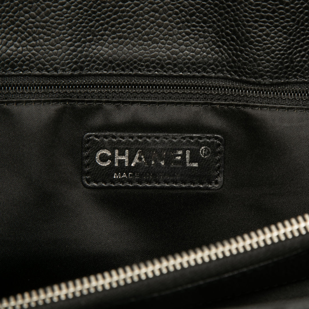 Chanel Cabas Cuir caviar Noir – vue 5 – GABY PARIS