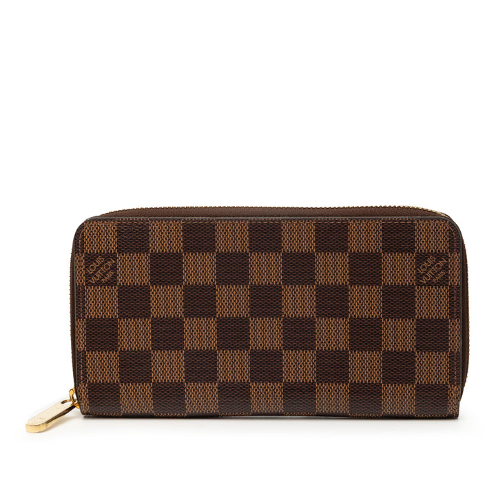 Louis Vuitton Damier Ebene Zippy Portefeuille long