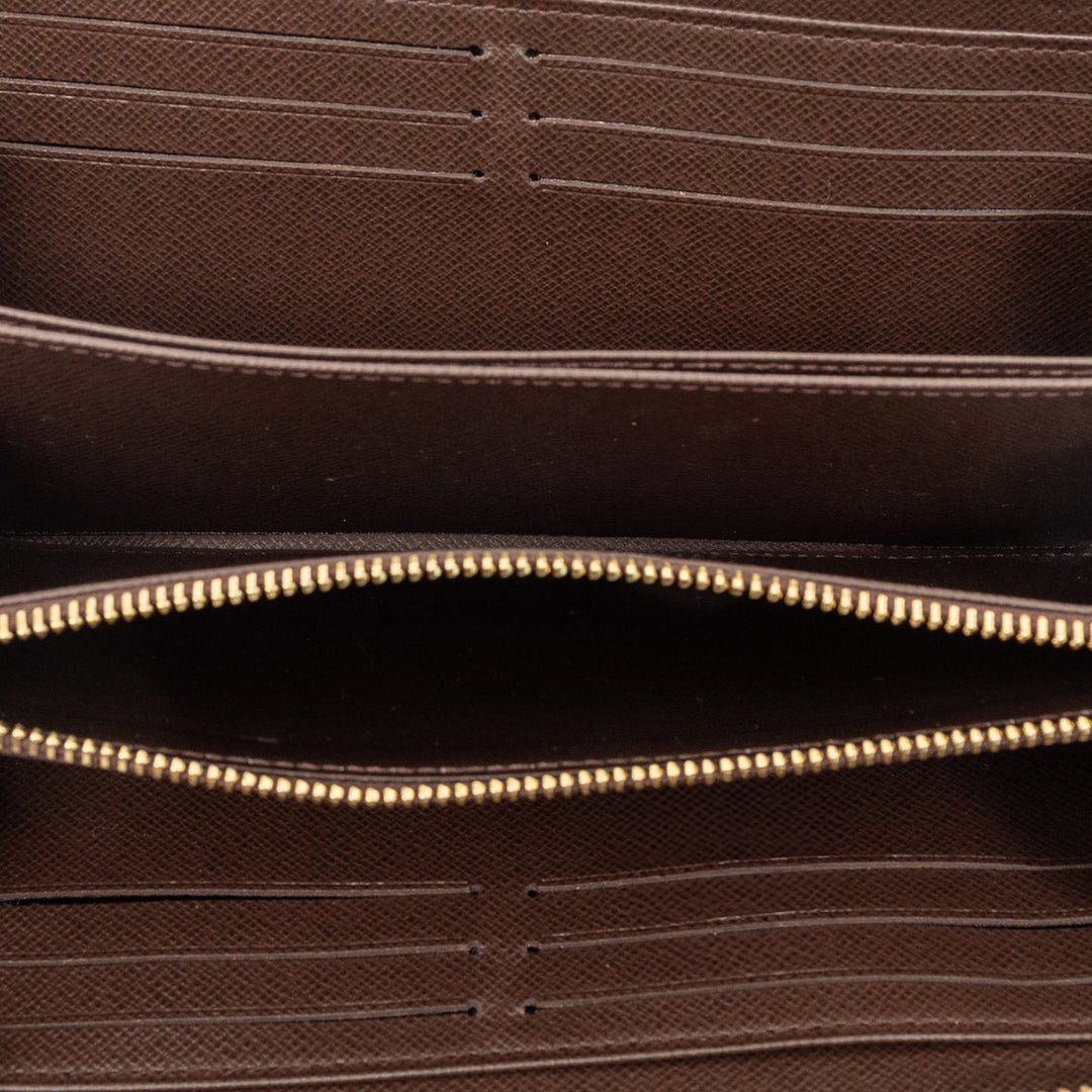 Louis Vuitton Damier Ebene Zippy Portefeuille long