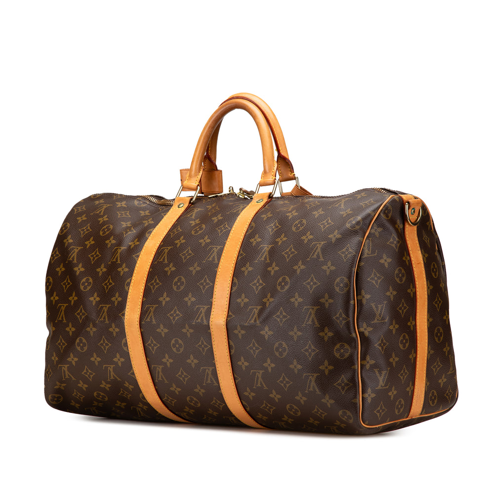 Monogram Keepall Bandouliere 50 Brown - Gaby Paris