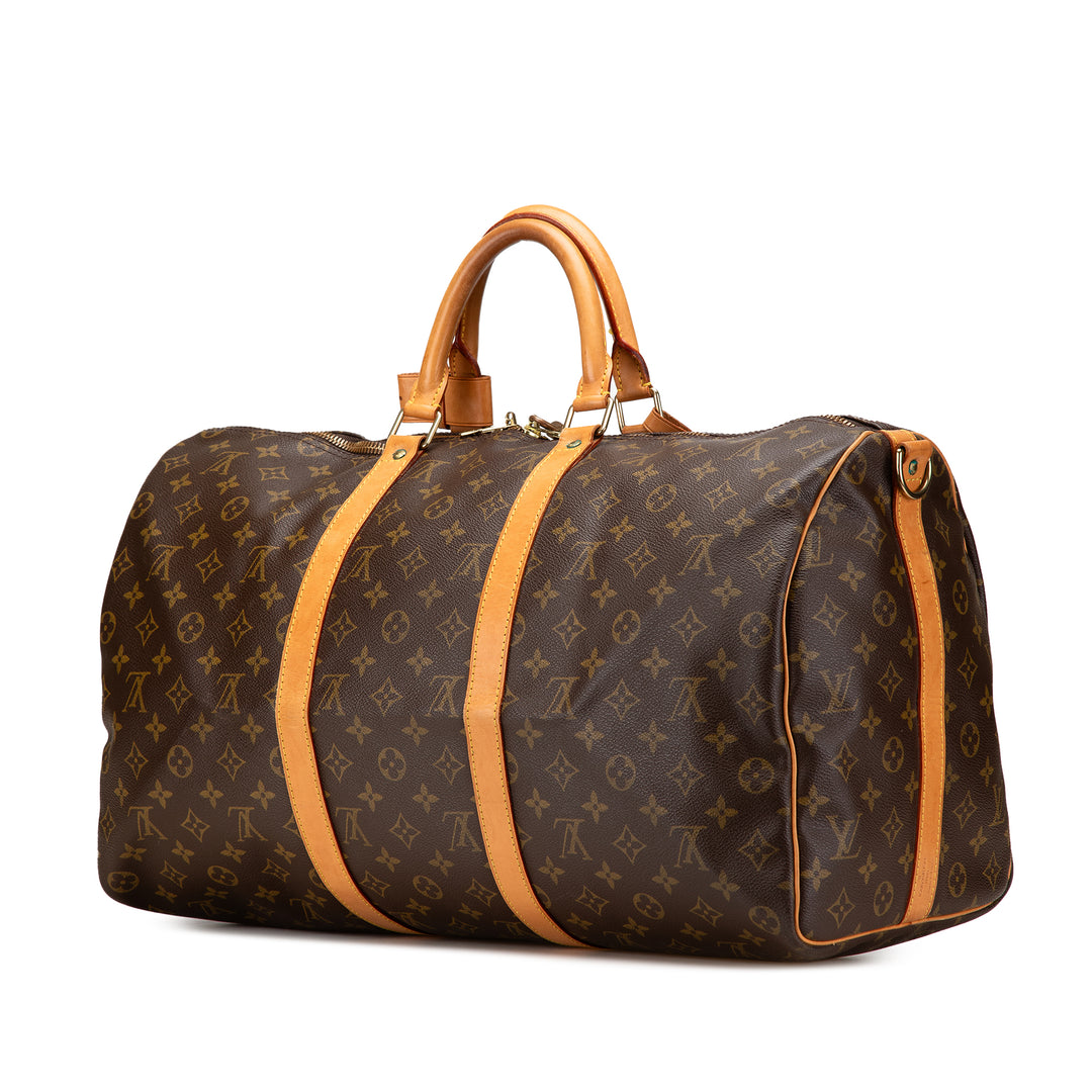 Monogram Keepall Bandouliere 50 Brown - Gaby Paris