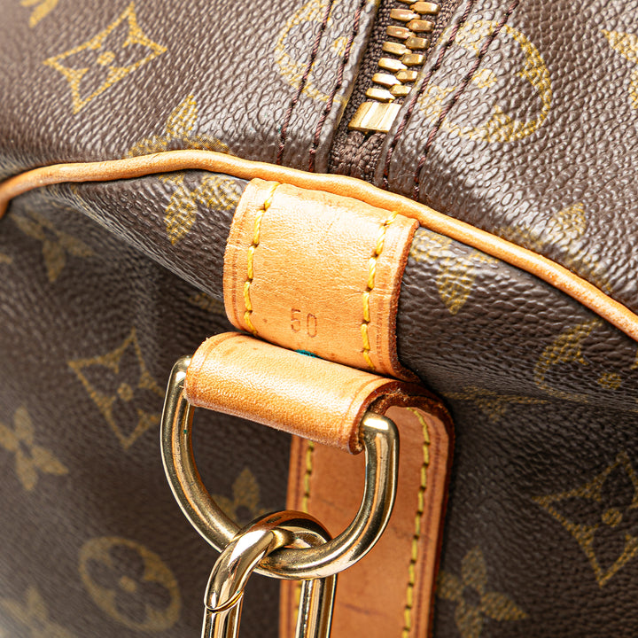 Monogram Keepall Bandouliere 50 Brown - Gaby Paris