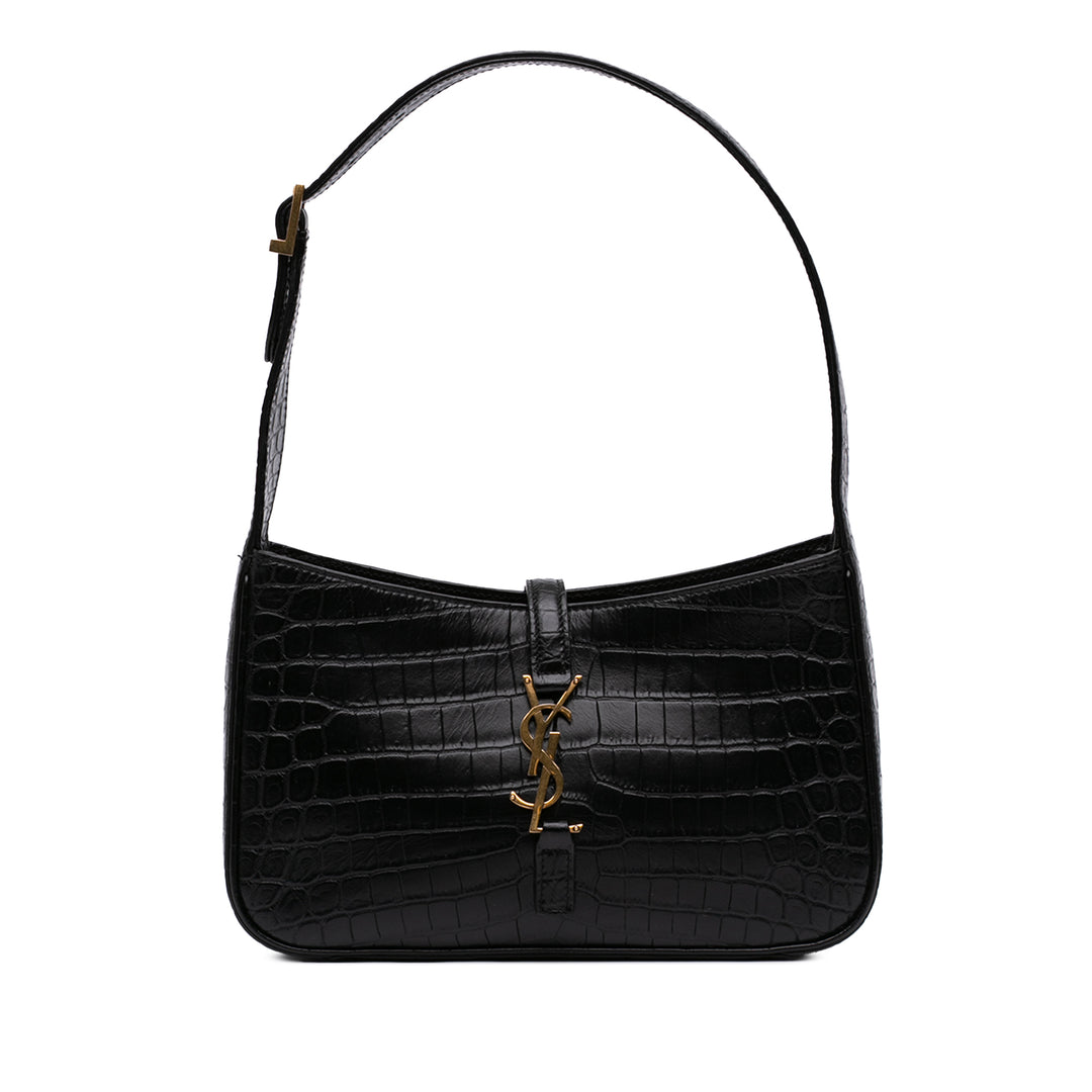 Saint Laurent Croc embossé Cuir Le 5 A 7