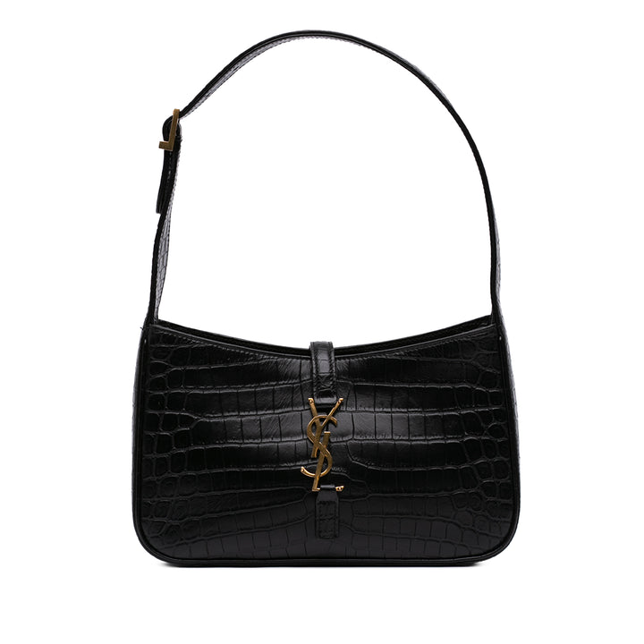 Saint Laurent Croc embossé Cuir Le 5 A 7