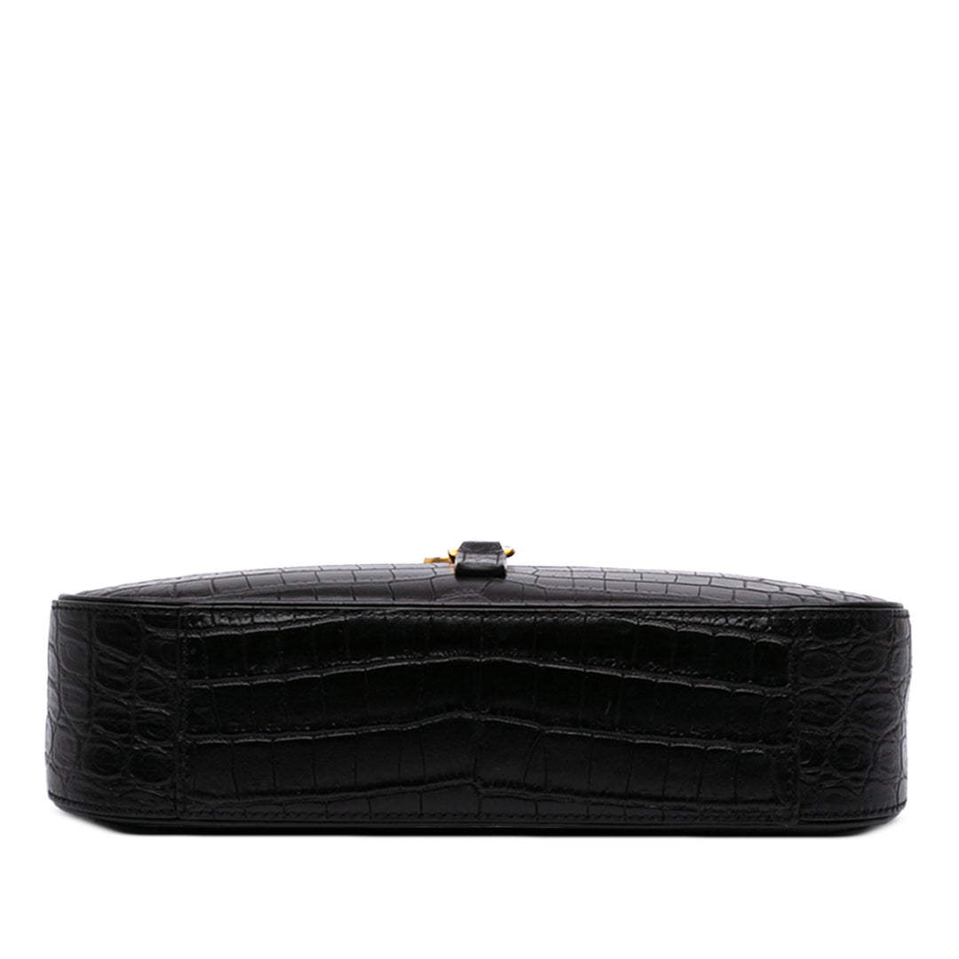Saint Laurent Croc embossé Cuir Le 5 A 7