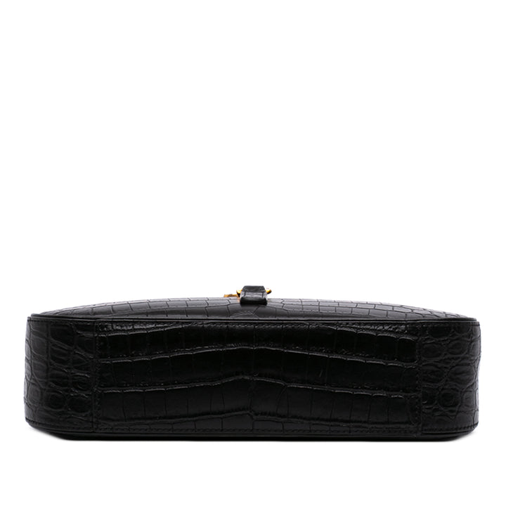 Saint Laurent Croc embossé Cuir Le 5 A 7