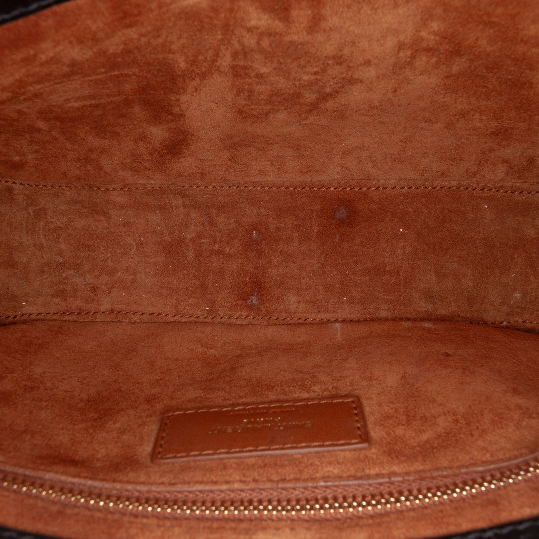Saint Laurent Croc embossé Cuir Le 5 A 7