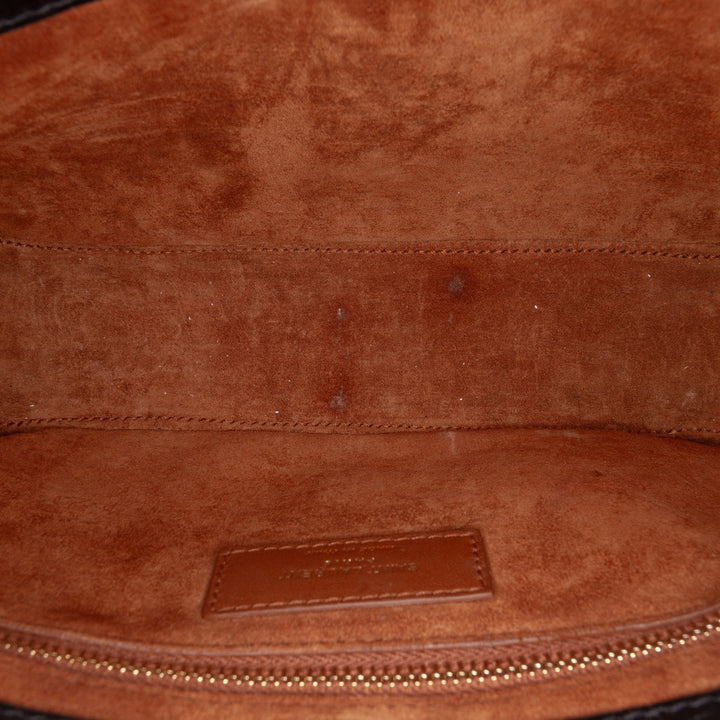 Saint Laurent Croc embossé Cuir Le 5 A 7