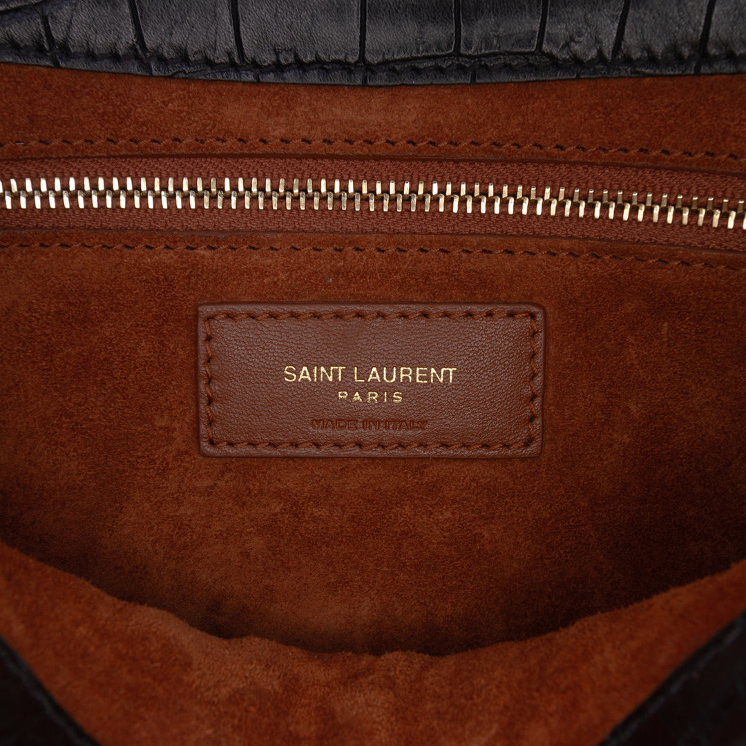 Saint Laurent Croc embossé Cuir Le 5 A 7