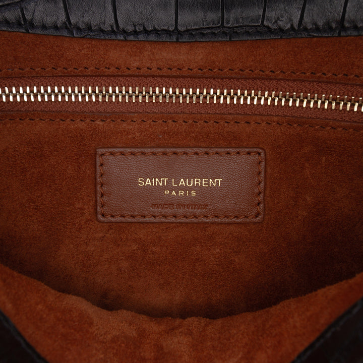 Saint Laurent Croc embossé Cuir Le 5 A 7