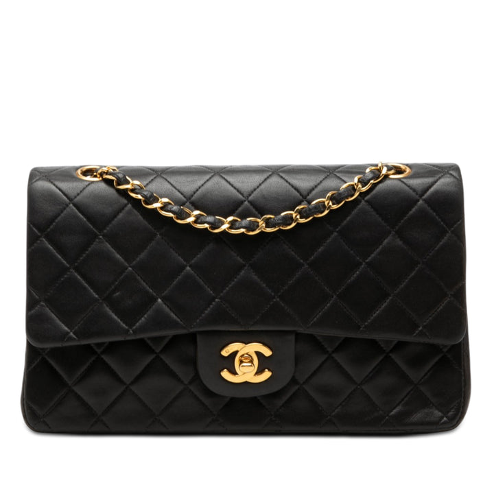 Chanel Medium Classic Cuir d'agneau Double rabat