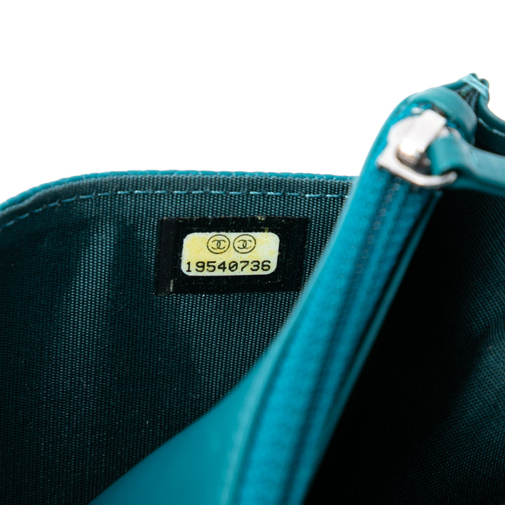 Chanel CC Caviar Wallet on Chain